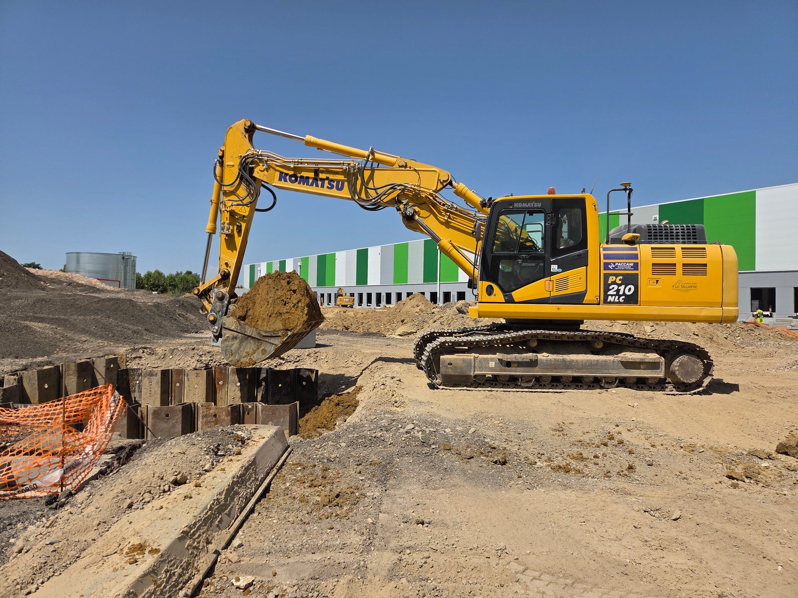 Avanzamento lavori di urbanizzazione Cantiere GSE - Torrevecchia pia