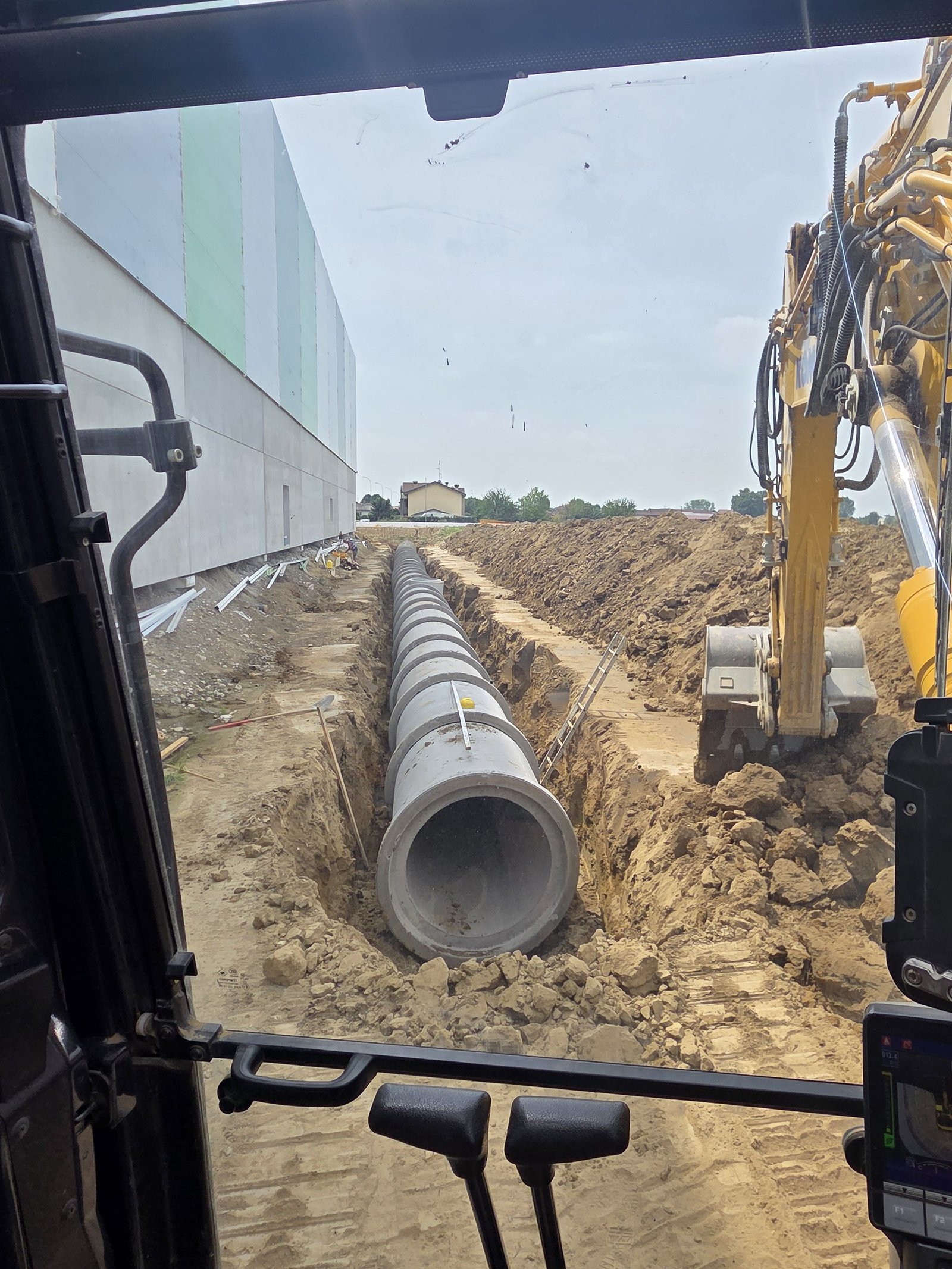 Avanzamento lavori di urbanizzazione Cantiere GSE - Torrevecchia pia