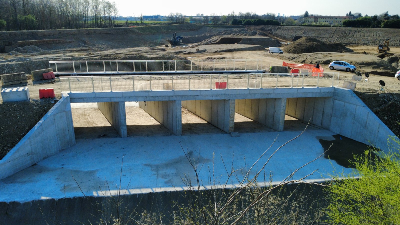 Inaugurazione delle vasche di laminazione di Senago